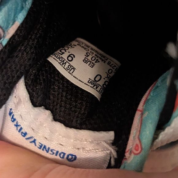 Vans Women's Shoes with Cartoon Print - Blue and White - Picture 2 of 5